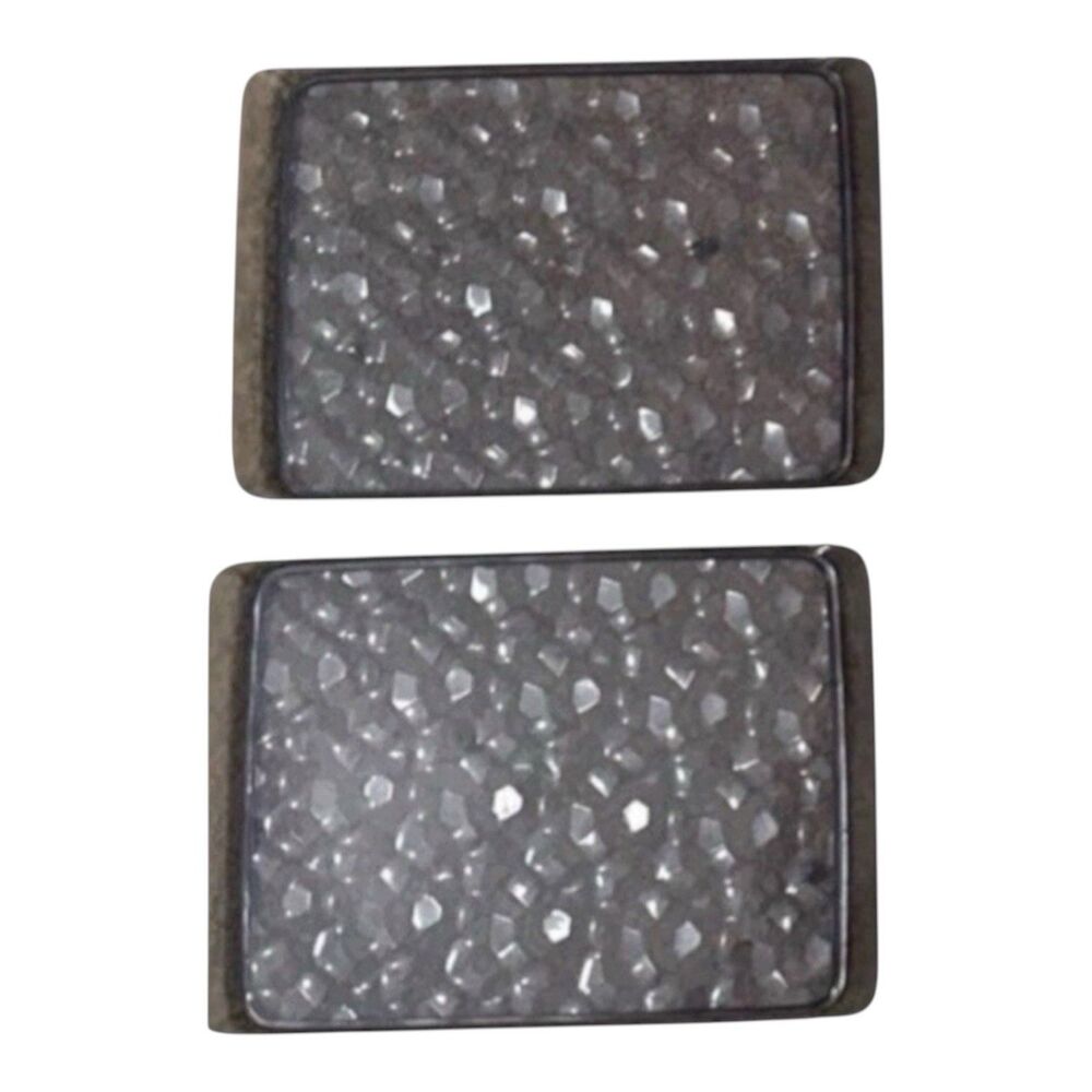 Alessi for Delta Airlines Smoke Grey Trays - Lot Of 2 - 7.5” X 10.75” Brand New